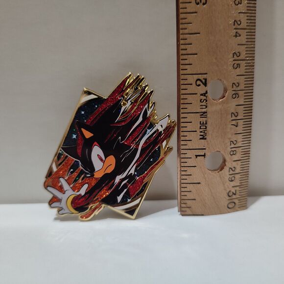 Shadow The Hedgehog Enamel Pin Speed Stamp Blind Bag Series Official Sonic Badge - Picture 2 of 4